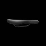 Ergon SF Women’s ergonomic bike saddle, designed for comfortable cycling with supportive padding and sleek black finish.