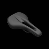 Ergon SF Women’s Saddle, ergonomic bike seat designed for comfortable cycling, with a sleek black design and cushioned padding.