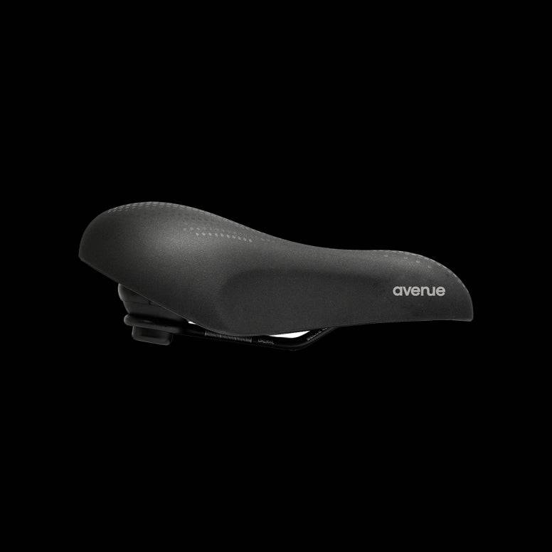 Selle Royal Avenue bike saddle with Royalgel cushioning and waterproof technology, designed for comfortable cycling.