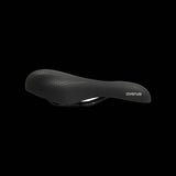 Selle Royal Avenue bike saddle with Royalgel® cushioning and waterproof design, shown with ergonomic shape and padded surface.