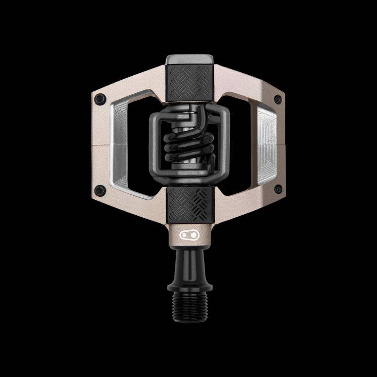 Crank Brothers Mallet Trail clipless pedals for trail and gravel biking, featuring durable construction and easy engagement.