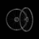 FFWD Fast Forward Drift Classified 36mm black gravel wheelset with tubeless-ready rims, featuring a sleek aerodynamic design.