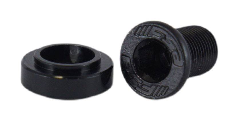 FSA Gossamer ABS 4-Hole chainring bolt kit with T-390 wrench, includes bolts and tools for bike chainrings.