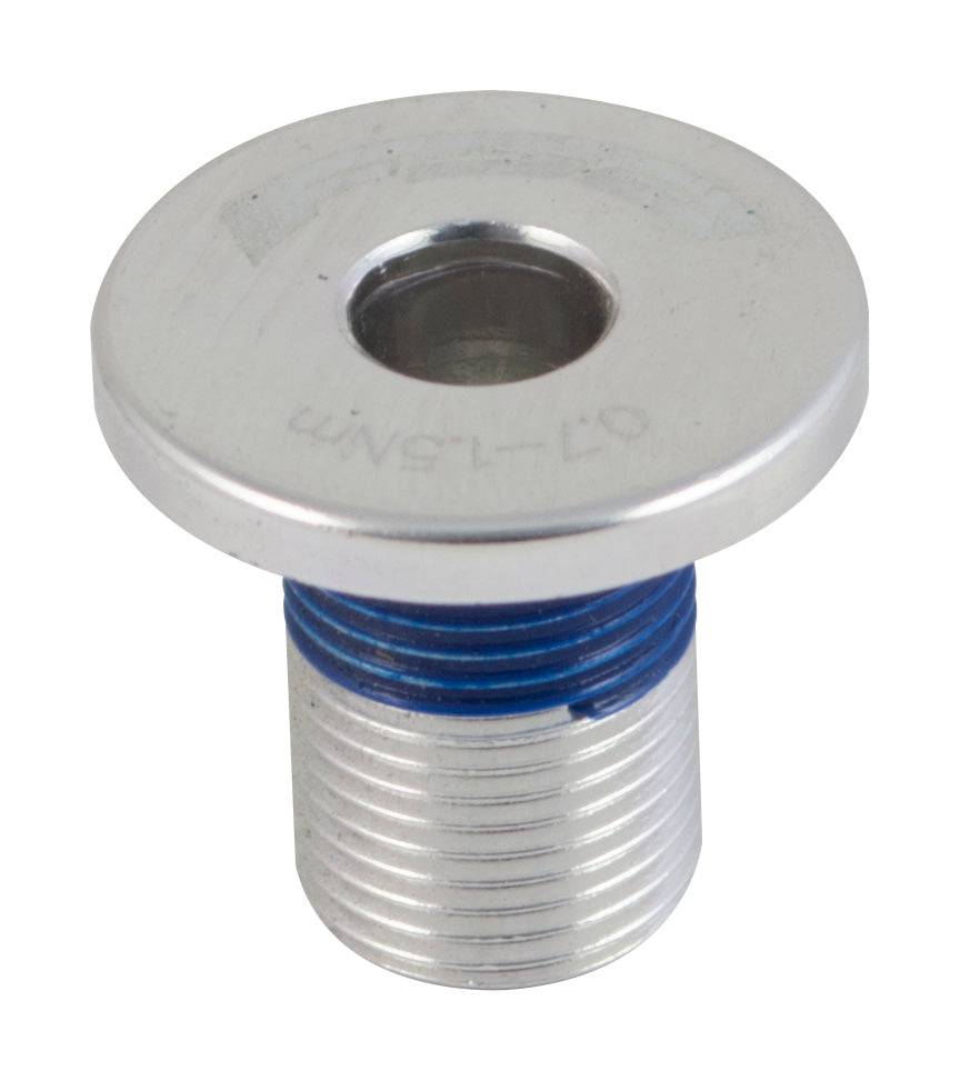 FSA MegaExo crank bolt in silver with M12 thread, replacement component for Gamma and Omega drive bicycles.