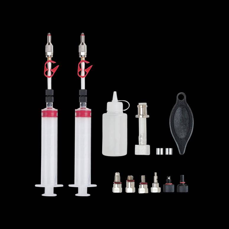 Jagwire Pro Mineral Oil Bleed Kit for Shimano, Magura, Tektro, TRP, and Hayes hydraulic disc brake workshop use