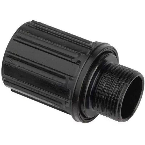 Shimano FH-M678 freewheel body replacement for bike hubs, showing detailed view of the components and threading.