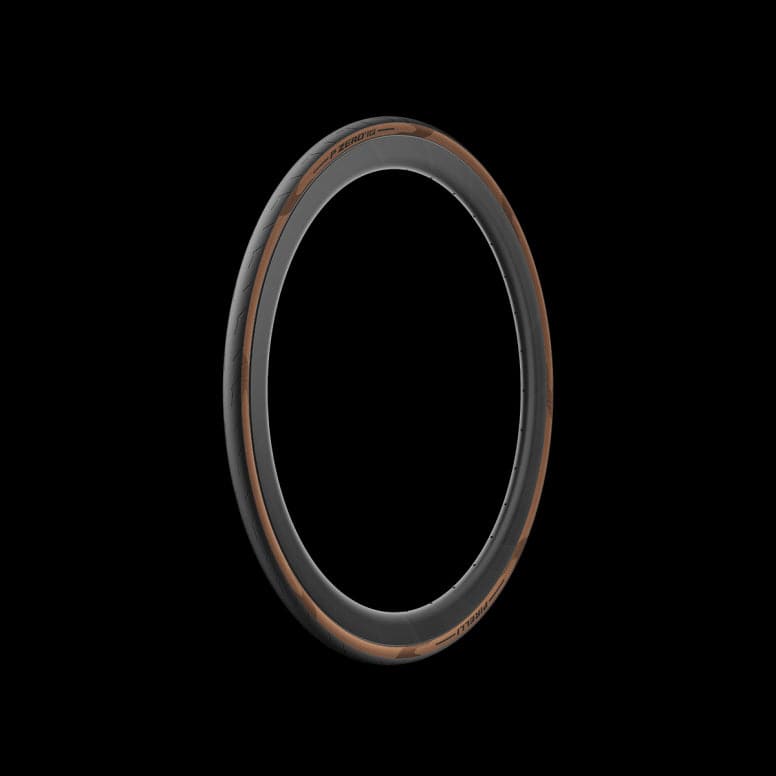 Pirelli P Zero Race TLR Classic SpeedCORE SmartEVO tubeless ready road bicycle tire with tread pattern and branding visible.
