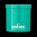 Motorex Anti Seize Paste for metal and aluminum connections, used in workshops for corrosion protection and easy assembly.
