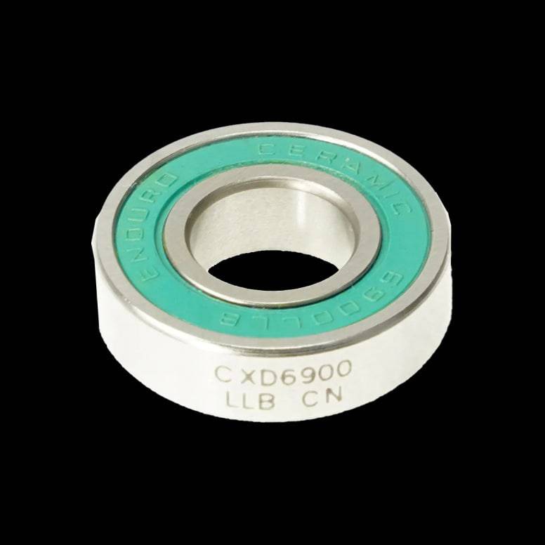 Enduro Bearings 6900 LLB CXD-15 ceramic hybrid bearing for cycling hubs, 10x22x6mm, high-performance component.
