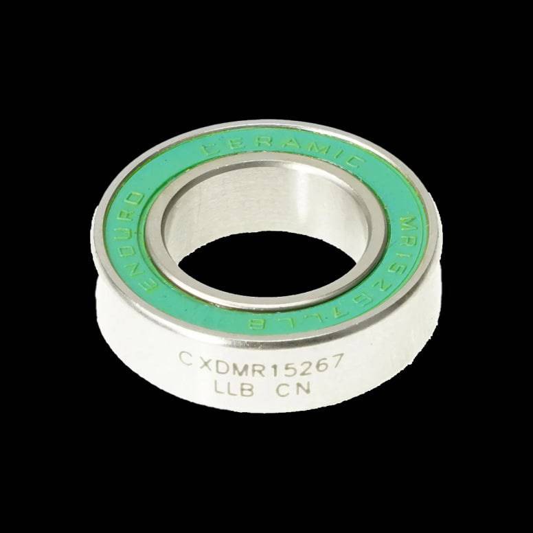 Enduro Bearings 15267 LLB CXD-15 angular contact bearing for bicycle hubs and bottom brackets, featuring precision components.
