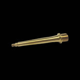 Crankbrothers Titanium Pedal Spindle L, durable replacement component for bike pedals, shown in a close-up image.