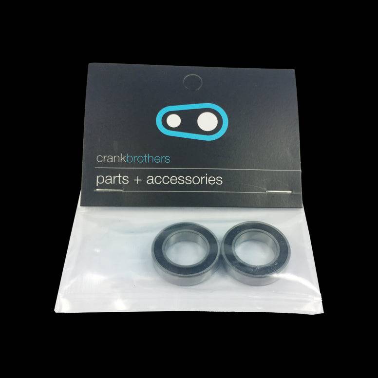 Crankbrothers Synthesis front hub bearing kit with durable replacement bearings for bicycle wheel components.