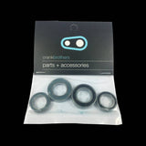 Crankbrothers Synthesis Rear Alloy Bearing Kit for XD, HG, MS hubs showing black bearing components and packaging.