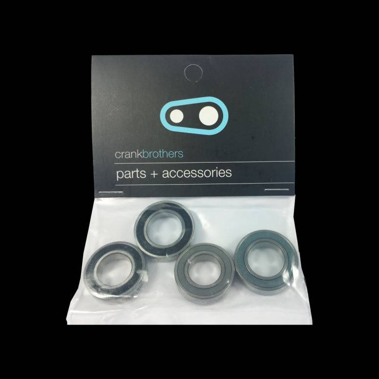 Crankbrothers Synthesis rear hub bearing kit in steel, compatible with XD and HG, for bicycle wheel maintenance.