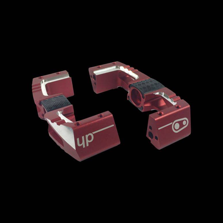 crank brothers crankbrothers pedal spares part pedal body mallet dh red left complete red p109185