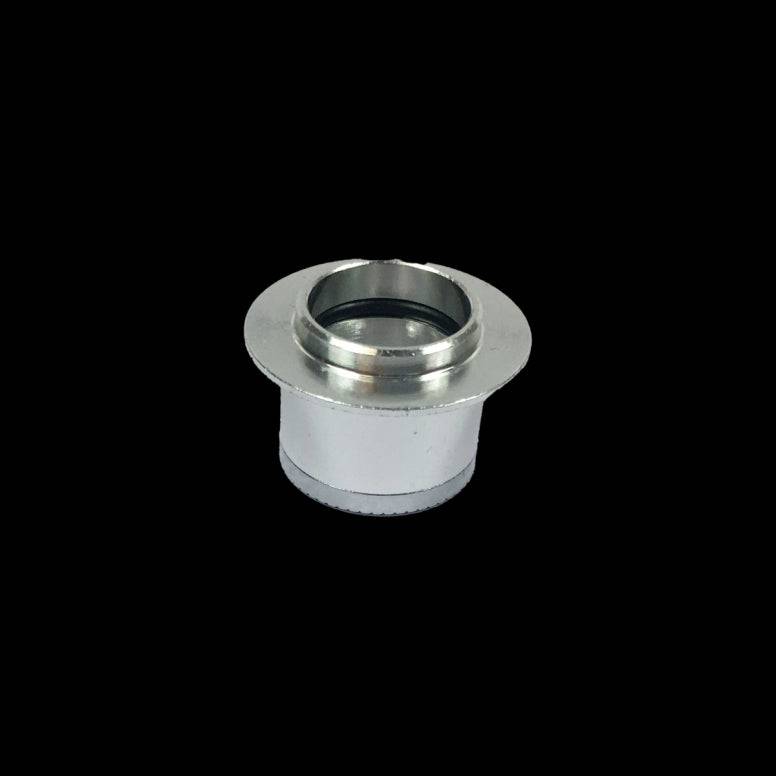 Crankbrothers rear drive-side wheel end cap for bike hubs, model 150 L2/3, showing the black component on a bike wheel.