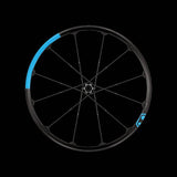 Black and blue Crankbrothers Iodine 3 27.5-inch cycling wheel rim, durable component for mountain biking.