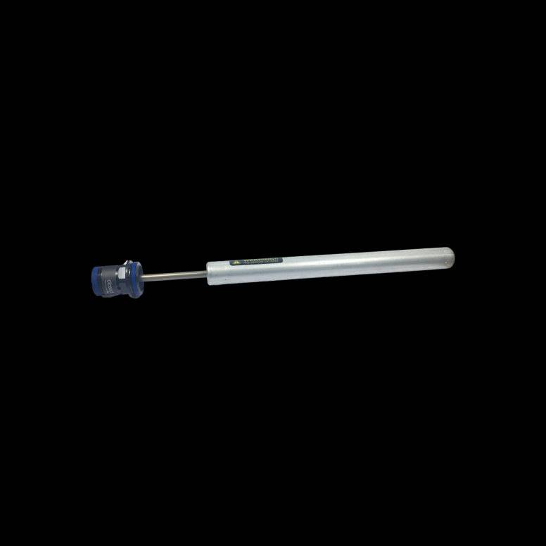 Crankbrothers Highline V2 125mm cartridge assembly for mountain bike seatpost, showing detailed component with metal parts and seals.