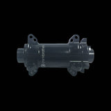 Crankbrothers Front Wheel Hub L3 15mm Boost black mountain bike component with quick-release skewer and sturdy axle design.