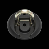 OnGuard Ground Anchor 8313 in silver, black and gold, heavy-duty bike security accessory with sturdy metal construction.
