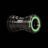 Enduro Bearings BBRight Torqtite XD-15 Pro black bottom bracket for bike components, with DUB interface and lifetime warranty