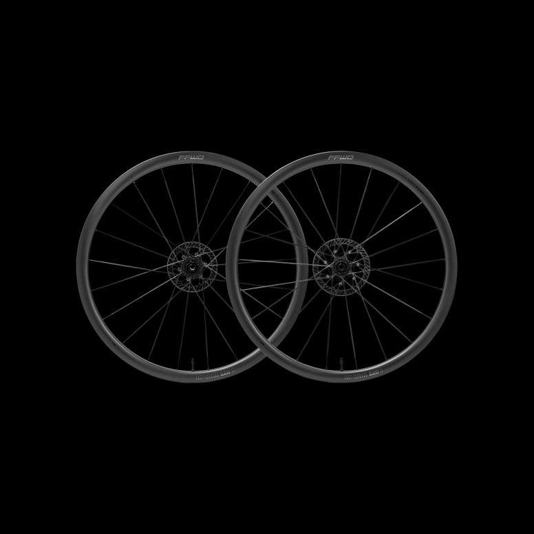Fast Forward RAW33 Carbon Clincher Disc Brake Wheelset Pair