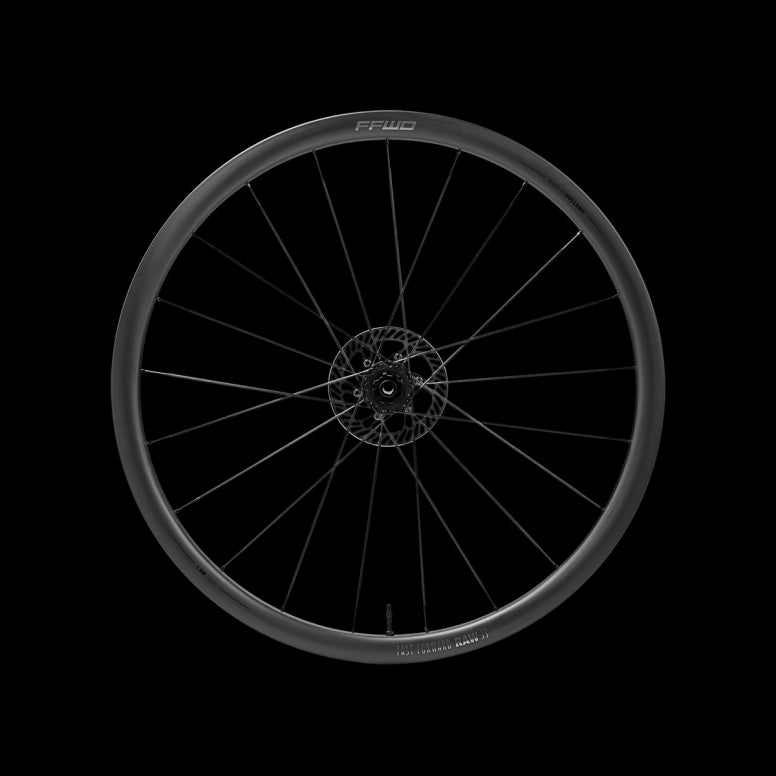 Fast Forward RAW33 Carbon Clincher Disc Brake Wheelset Pair