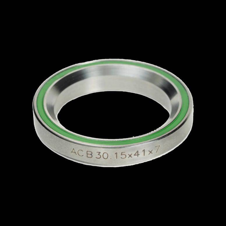 Enduro Bearings ACB 1125T stainless steel angular contact headset bearing with 7mm width and 45° contact angle.