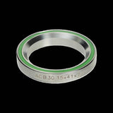 Enduro Bearings ACB 1125T stainless steel angular contact headset bearing with 7mm width and 45° contact angle.