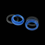 Enduro Bearings Fork Seals Kit for bike suspension forks, showing detailed rubber seals and components for improved performance.
