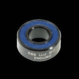 Enduro Bearings 686 LLU BO ABEC 3 sealed bike bearings, 6x13x5mm, for hubs and bottom brackets, shown in the image.