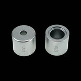 Enduro Bearings 1728 bearing outer guide for extended inner race bearings with EB8420 press, showing precise metal component details.