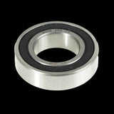 Enduro Bearings 6005 2RS stainless steel sealed bike bearing, 12mm x 42mm x 20mm, for bicycle components, durable and corrosion-resistant.