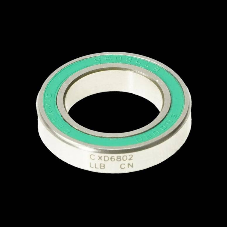 Enduro Bearings 6802 LLB CXD-15 ceramic bearing for hubs and bottom brackets, 15x24x5mm, high-performance bike component