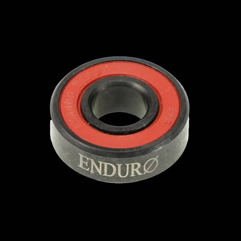 Enduro Bearings 696 VV Zero ceramic bearing, 6x15x5mm, for bike hubs and bottom brackets, with black and silver components visible.
