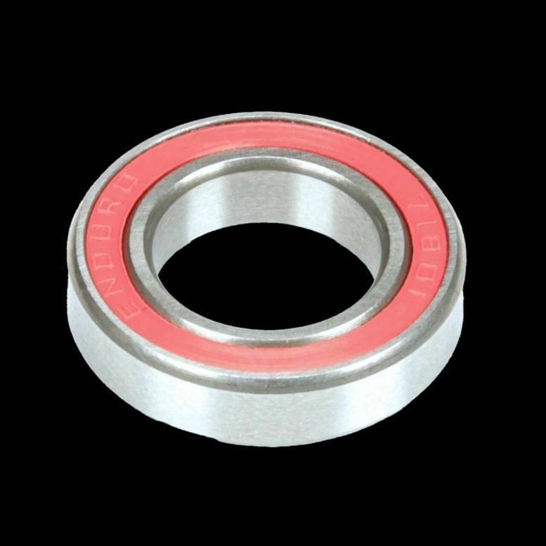 Enduro Bearings 71801 LLB ceramic hybrid bearing with low contact seals, 12x21x5mm, for high-performance cycling components.