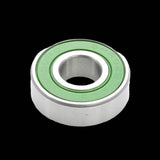Enduro Bearings SMR 9227 LLB stainless steel angular contact bearing, 9x22x7mm, for bike bottom brackets, metal component with precision parts.