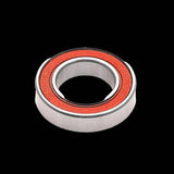 Enduro Bearings 6801 LLB ceramic hybrid bearing with LLB seals, 5mm x 21mm x 12mm, shown in close-up view.