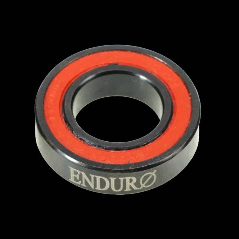 Enduro Bearings 6801 VV Zero ceramic hybrid bearing 12x21x5mm for bike hubs and bottom brackets, showcasing the high-quality component.