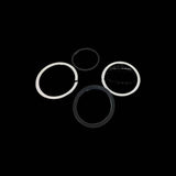 Cane Creek DB Air CS Fat Quad rebuild kit with air piston replacement parts for bicycle shock absorber.