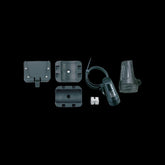 Topeak Fit Kit V16 black cycling accessory mount for bikes, featuring durable construction and secure attachment points.