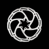 Jagwire Basics BR1 6-bolt disc rotor with T25 mounting hardware for reliable mountain bike or road bike braking.