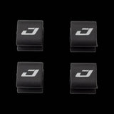 Jagwire black wire hooks for brake and dropper cables, 5/3mm, set of 4, bicycle component accessories.