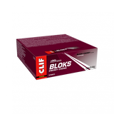 Clif Blok Energy Chews in an 18-pack, portable nutrition accessories for active lifestyles, branded by Clif.