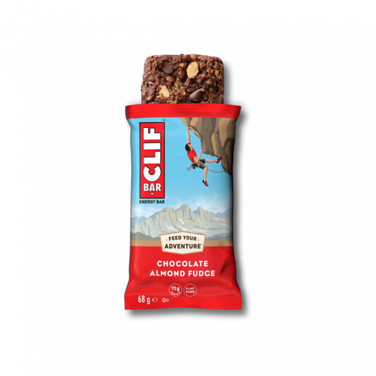 Clif Bar 12-pack of energy bars with natural ingredients, in colorful packaging, ideal for on-the-go snacking and outdoor activities.