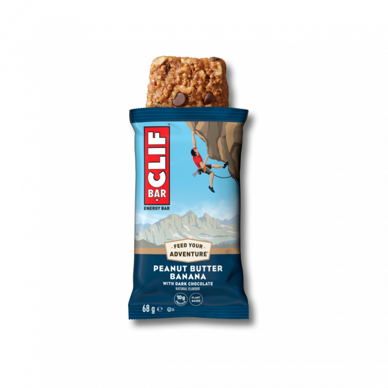 Assorted Clif Bar snacks in a 12-pack, featuring natural ingredients and energy-boosting nutrition, branded by Clif.