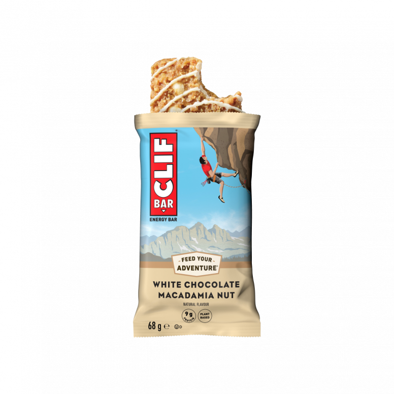 Clif Bar 12-pack of energy snack bars in assorted flavors, branded Clif, with colorful packaging and individual bars visible.