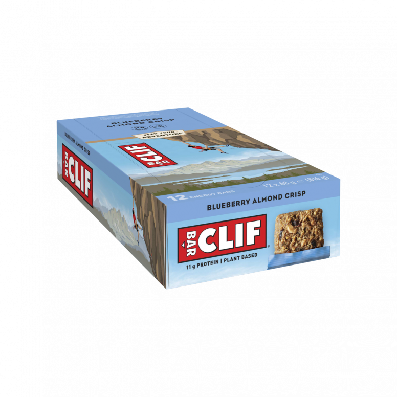 Clif Bar 12-pack of energy snack bars from Clif, with assorted flavors and vibrant packaging, suitable for active lifestyles.