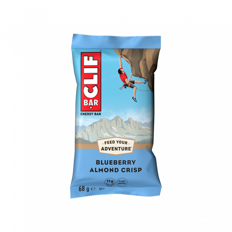 Clif Clif Bar 12-pack, energy snack bars with organic ingredients, packaged in a clear plastic tray, ready for on-the-go energy.