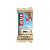 Clif Mini Energy Bars 10-pack, plant-based protein snack, assorted flavors, showing individual energy bars on a natural background.